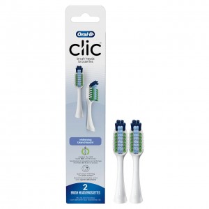 Oral-B Clic Toothbrush Whitening Others Brush Heads White | USA_OB19259