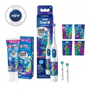 Oral-B Crest Color Changing Battery Bundles White / Blue | USA_OB19450