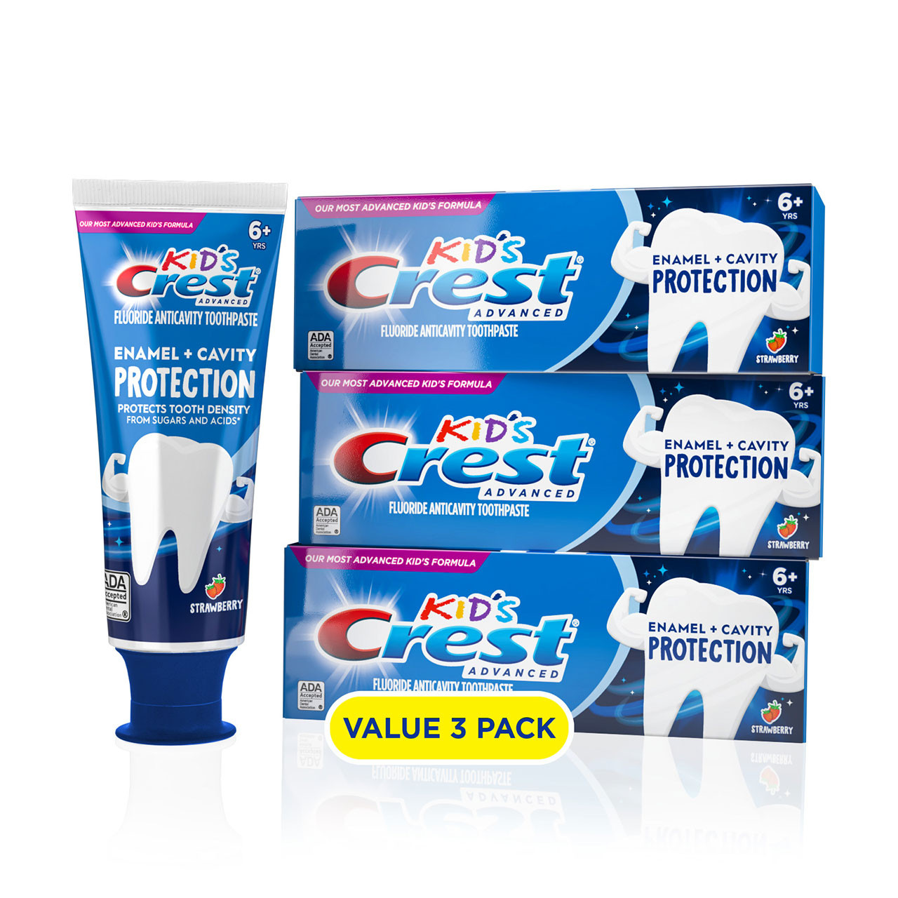 Oral-B Crest Enamel + Cavity Protection Replacement Brush Heads Blue | USA_OB27256