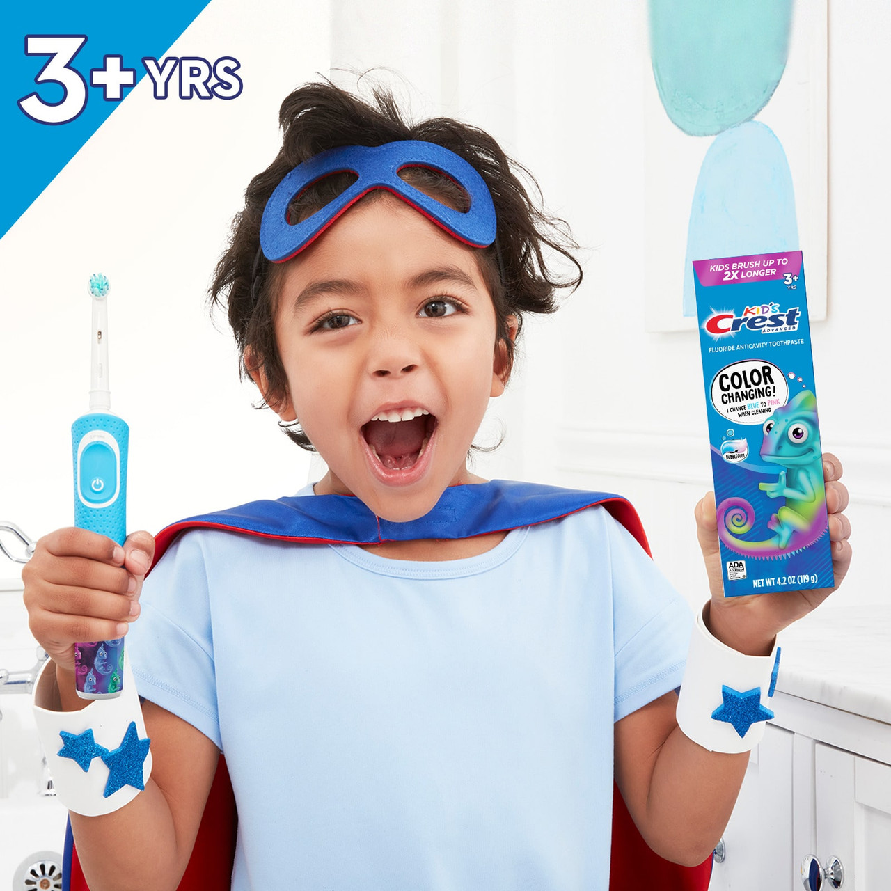 Oral-B Crest Kids Enamel + Cavity Protection Bundles White / Blue | USA_OB81199