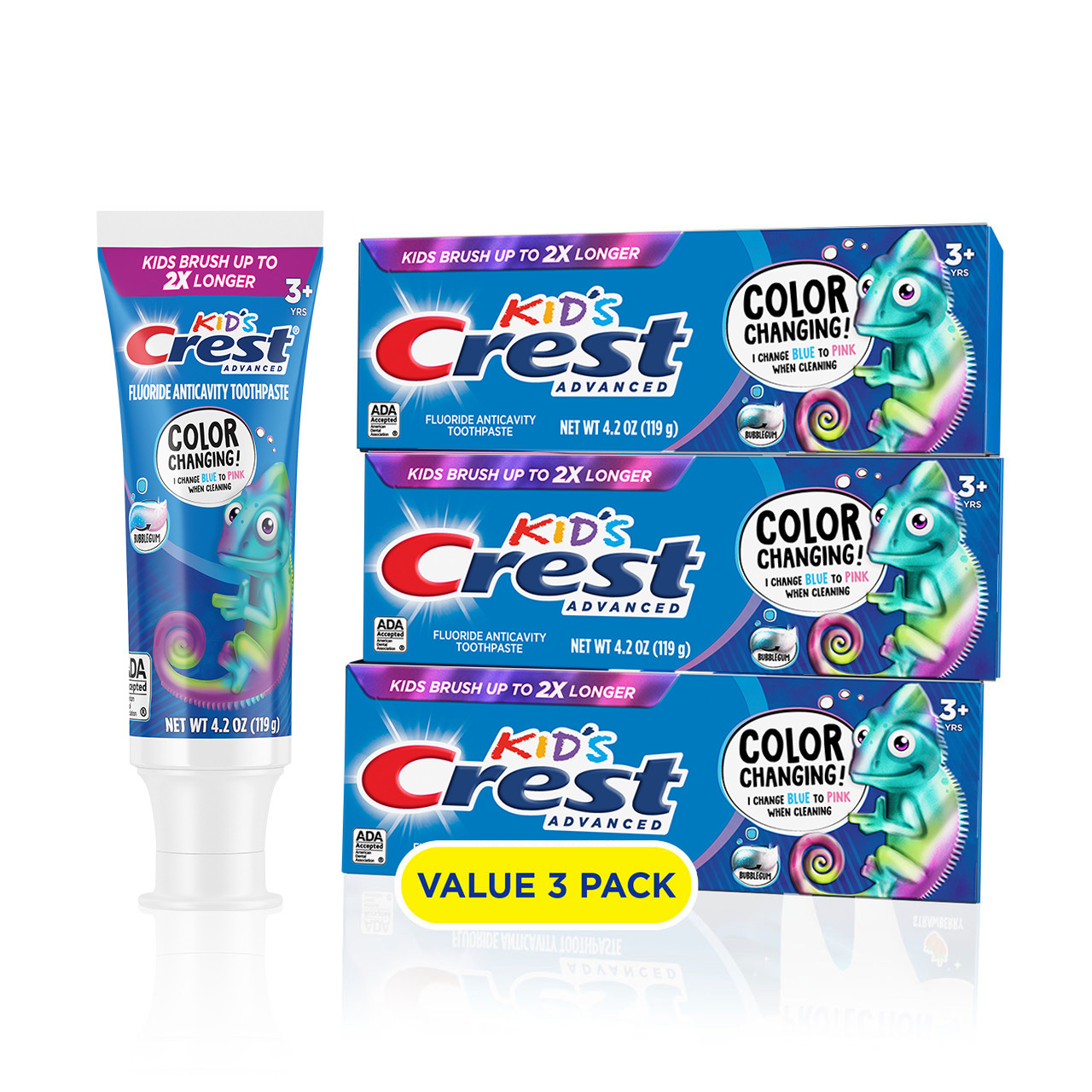 Oral-B Crest Kids Enamel + Cavity Protection Bundles White / Blue | USA_OB81199