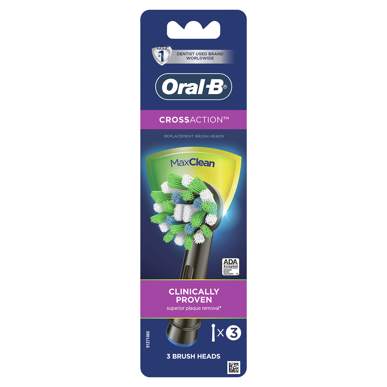 Oral-B CrossAction Others Brush Heads Black | USA_OB83269