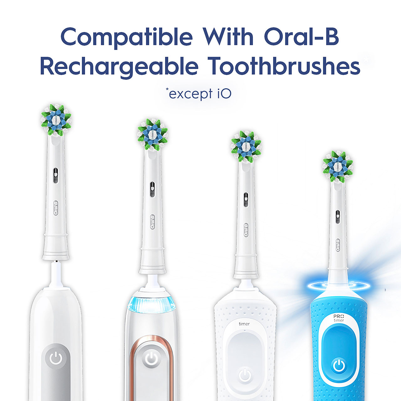 Oral-B CrossAction X-Filament Others Brush Heads Blue | USA_OB89557