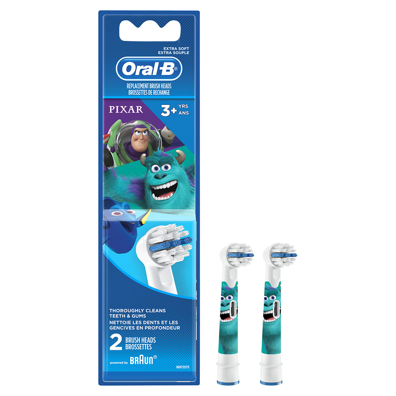 Oral-B Extra Soft Replacement Replacement Brush Heads Green | USA_OB53025