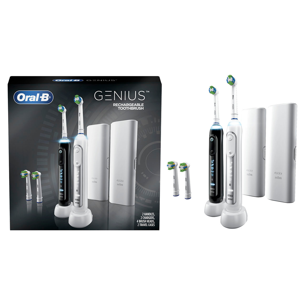 Oral-B Genius 6000 Rechargeable Genius Series Black / White | USA_OB23622