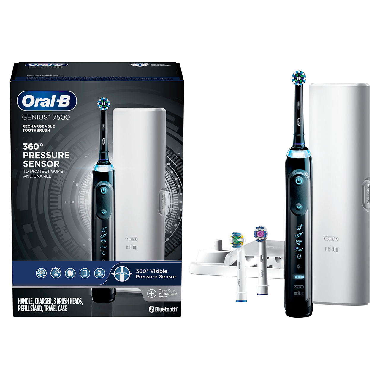 Oral-B Genius 7500 Rechargeable Genius Series Black | USA_OB13557