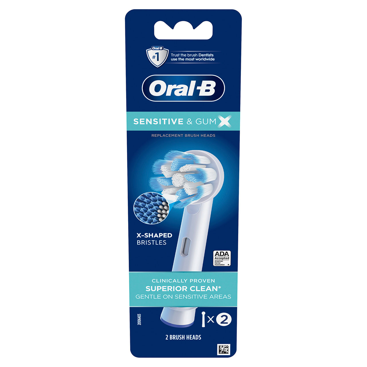 Oral-B Sensitive & Gum X X-Filament Others Brush Heads White | USA_OB96770