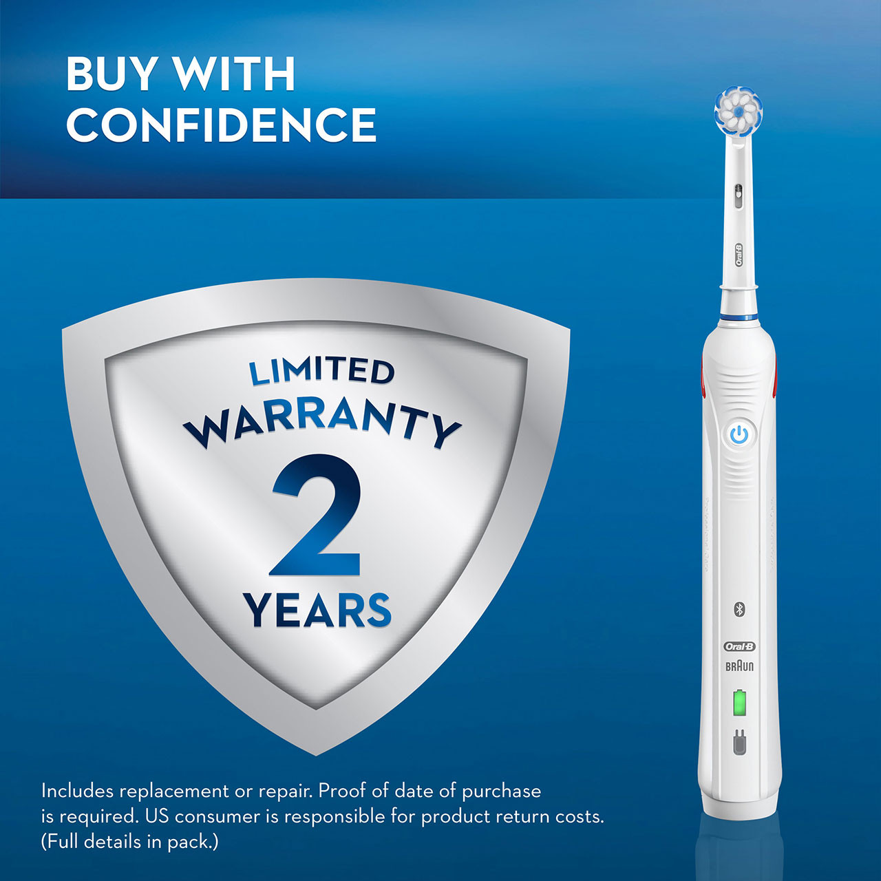 Oral-B Smart 4000 Rechargeable Smart Series White | USA_OB15949