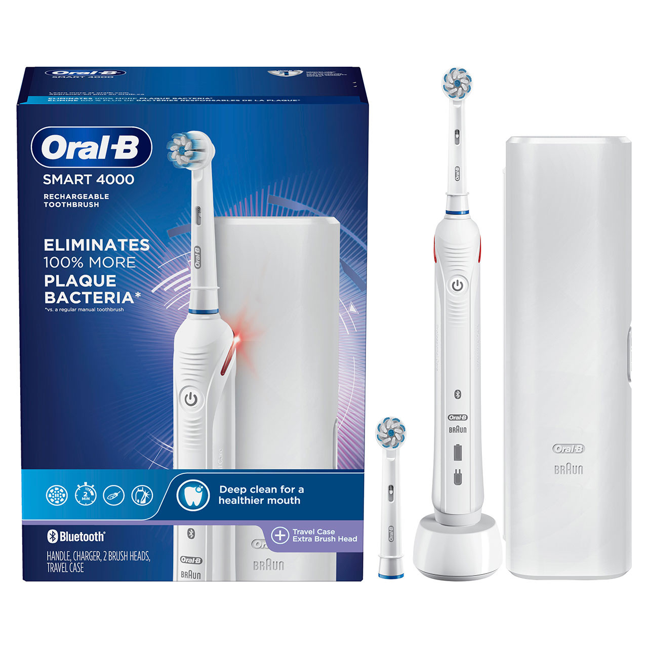 Oral-B Smart 4000 Rechargeable Smart Series White | USA_OB15949