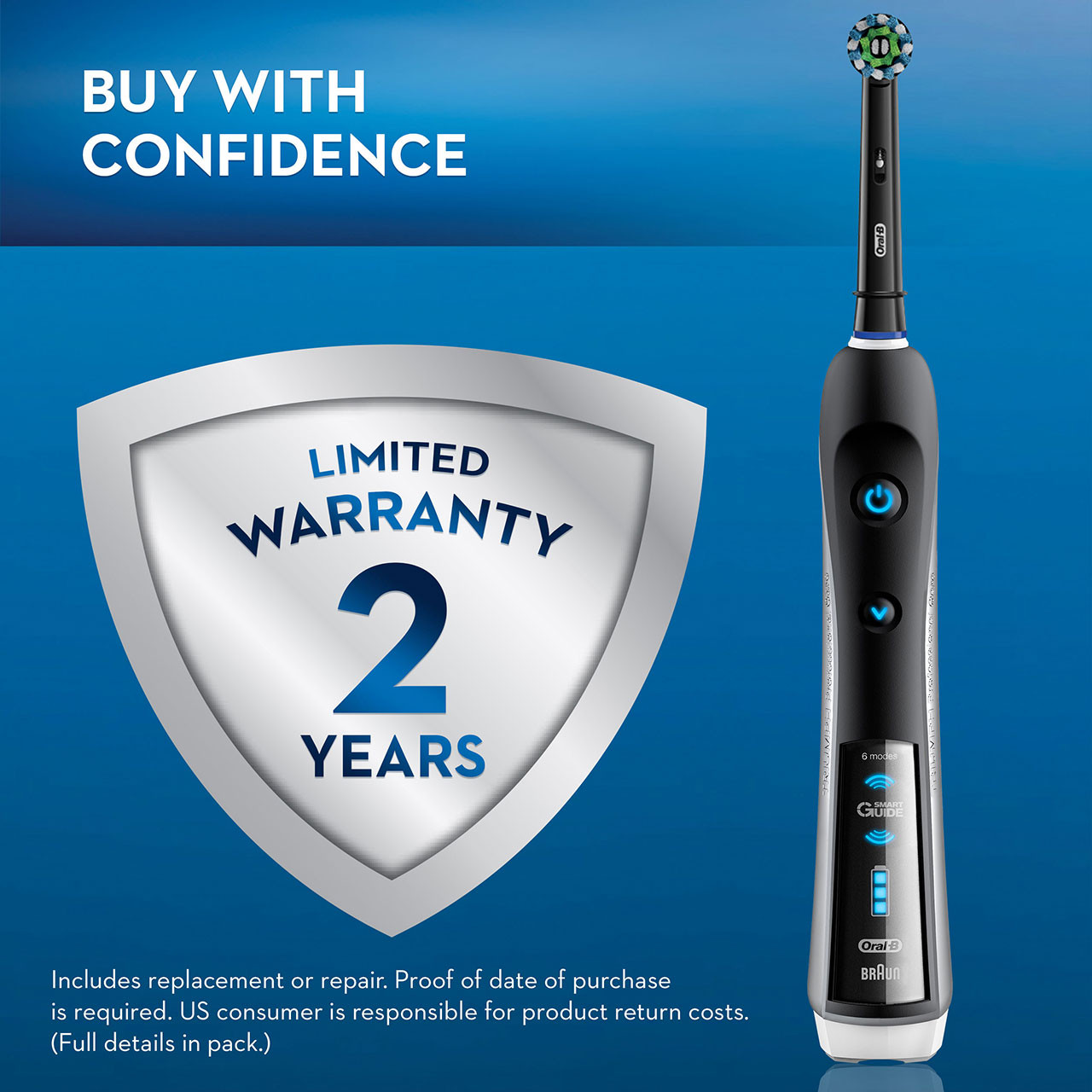 Oral-B Smart 5000 with Bluetooth Smart Series Black | USA_OB82967