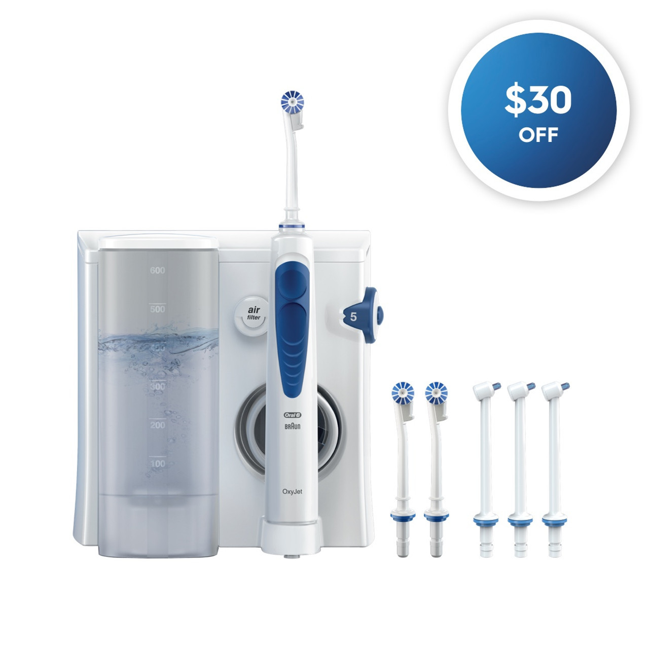 Oral-B Water Flosser Advanced Countertop Irrigator Accessories White | USA_OB91787