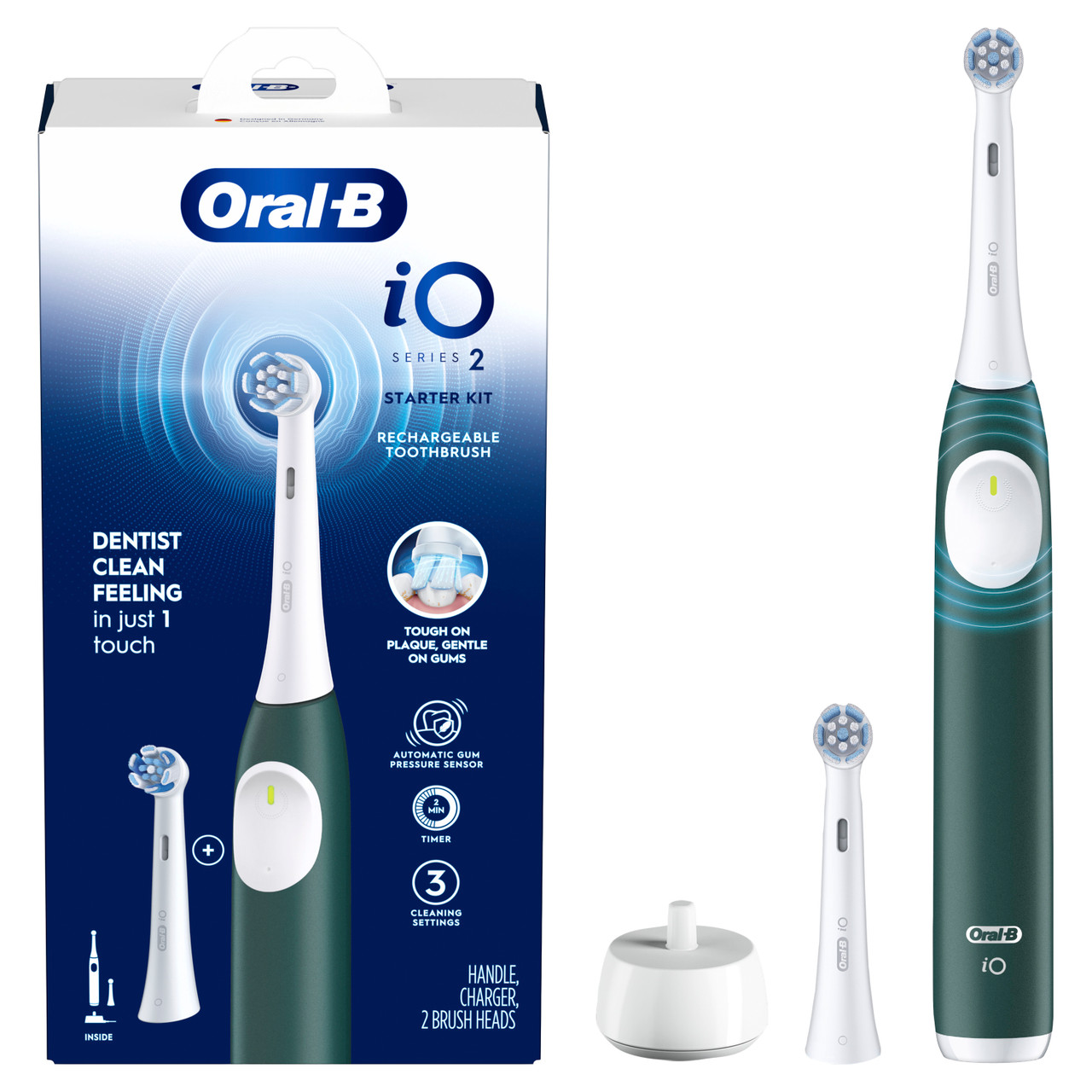 Oral-B iO Series 2 Rechargeable iO Series Green | USA_OB95535